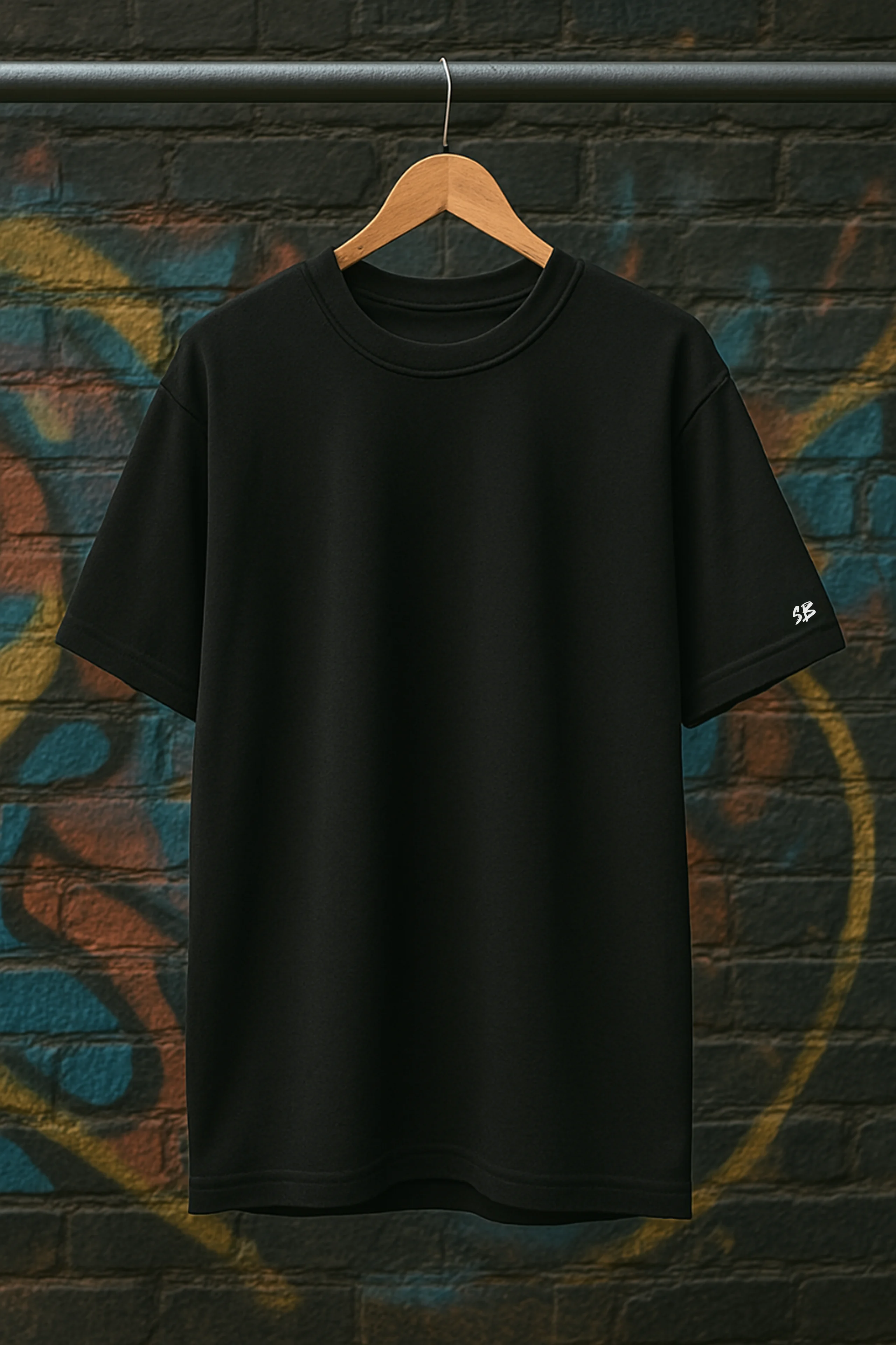 Camiseta streetwear preta